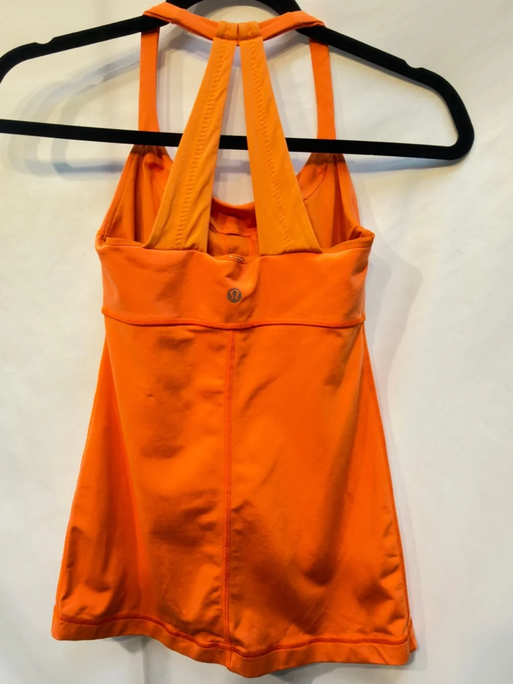 Lululemon Scoop Me Up II tank in Orange Pizzaz size 4